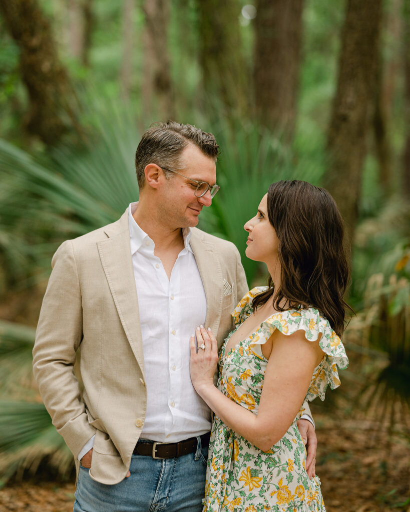 Magnolia Gardens couples engagement photo session in Charleston.