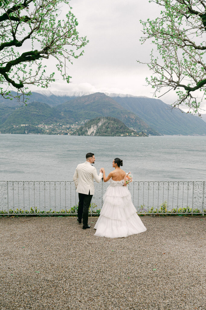 Lake Como luxury Italian wedding at Hotel Villa Cipressi.