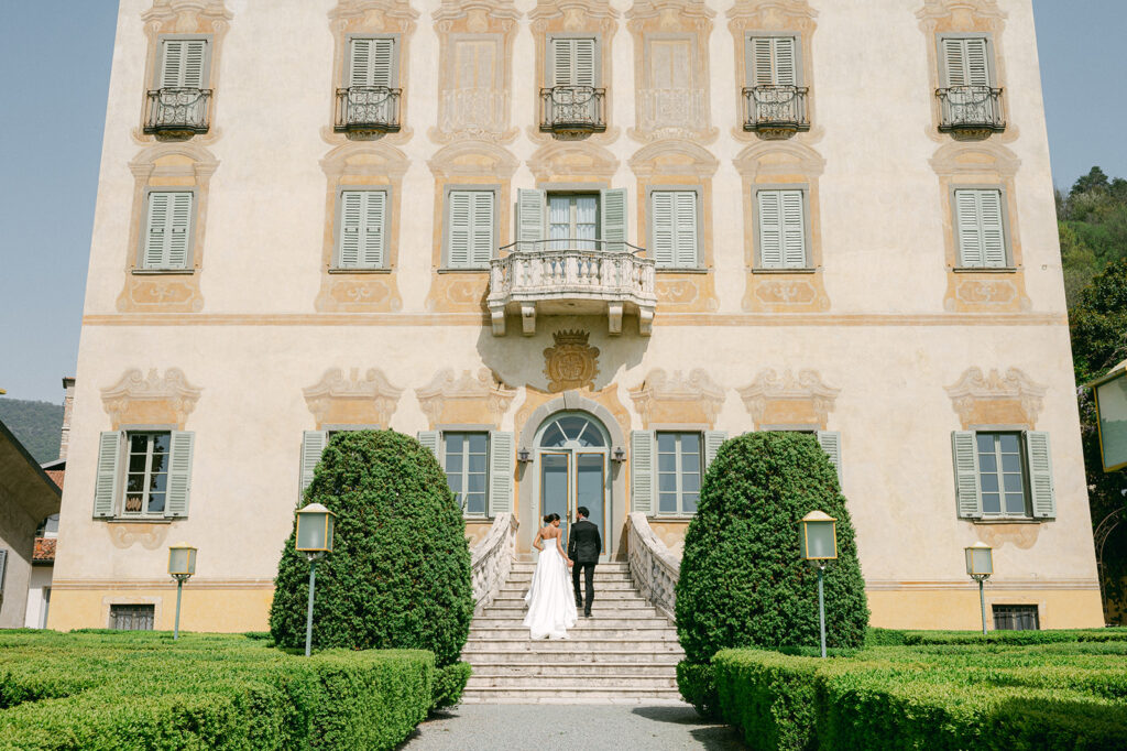 Villa Canton, Bergamo, Italy wedding.