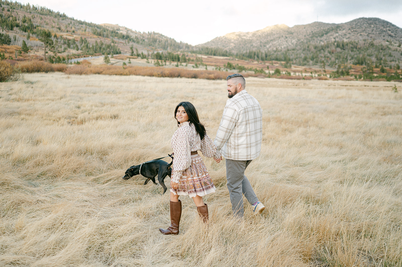 Mount Rose engagement photo location in Lake Tahoe. 