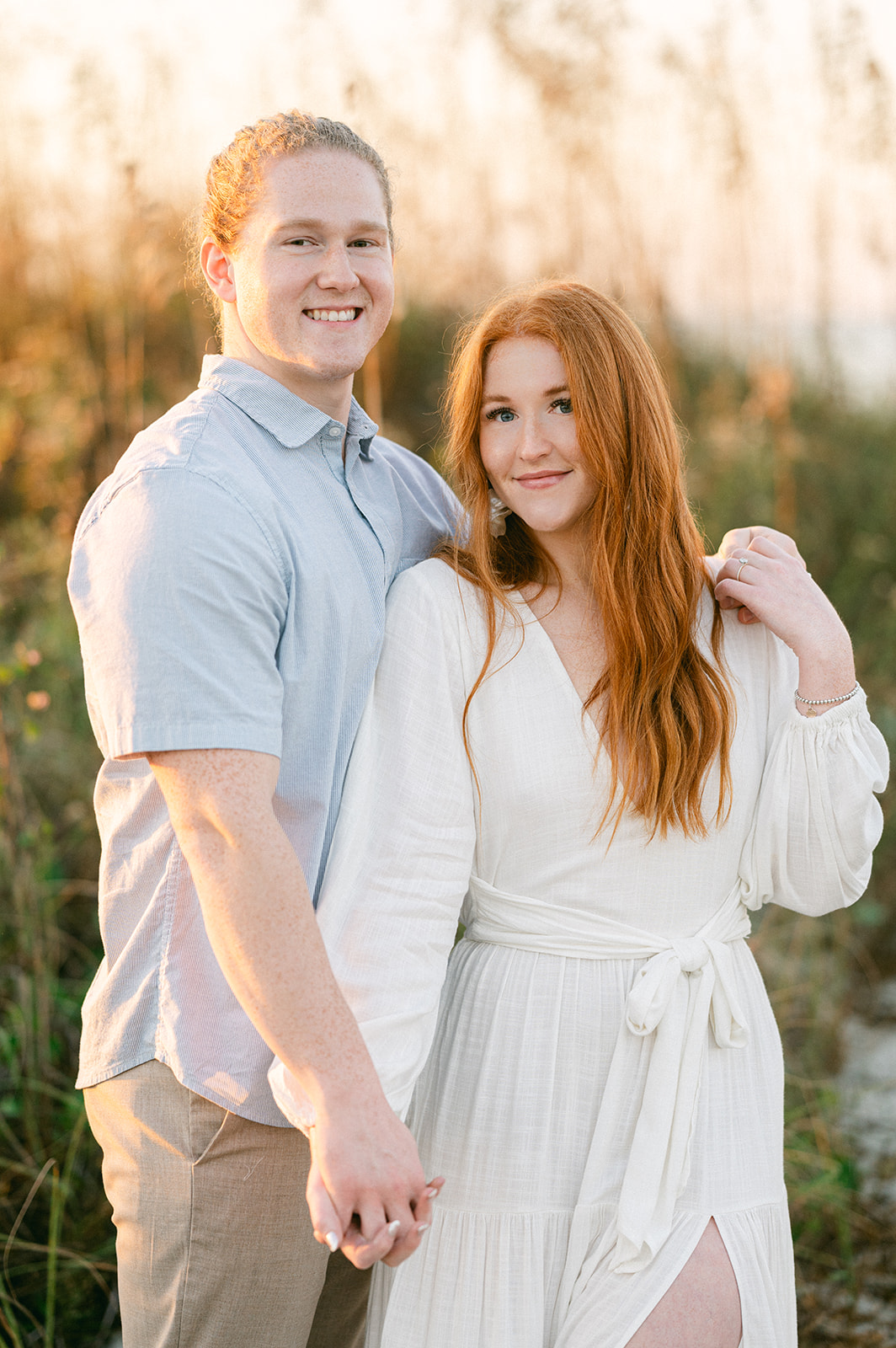 Sunrise engagement photo in Charleston, SC. 