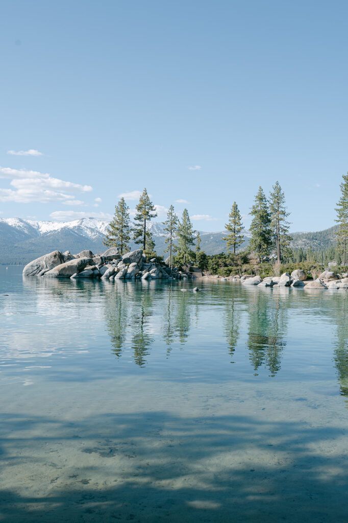 Engagement photo locations, Lake Tahoe—Sand Harbor.